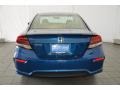 2014 Dyno Blue Pearl Honda Civic LX Coupe  photo #6