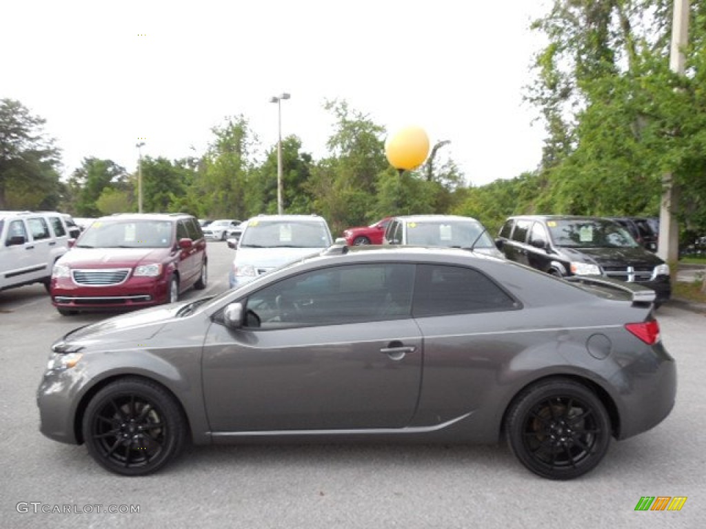 Gunmetal Gray 2013 Kia Forte Koup SX Exterior Photo #92544469