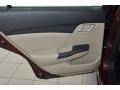 Crimson Pearl - Civic LX Sedan Photo No. 18