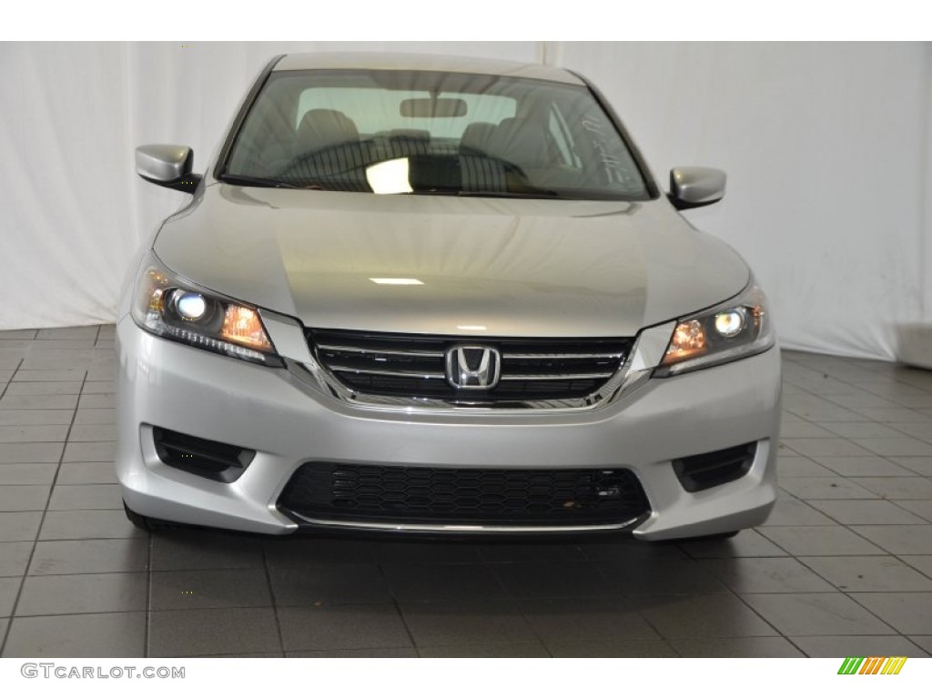 2014 Accord LX Sedan - Alabaster Silver Metallic / Gray photo #2