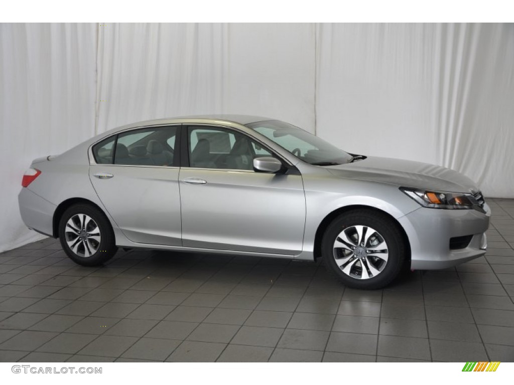 2014 Accord LX Sedan - Alabaster Silver Metallic / Gray photo #4