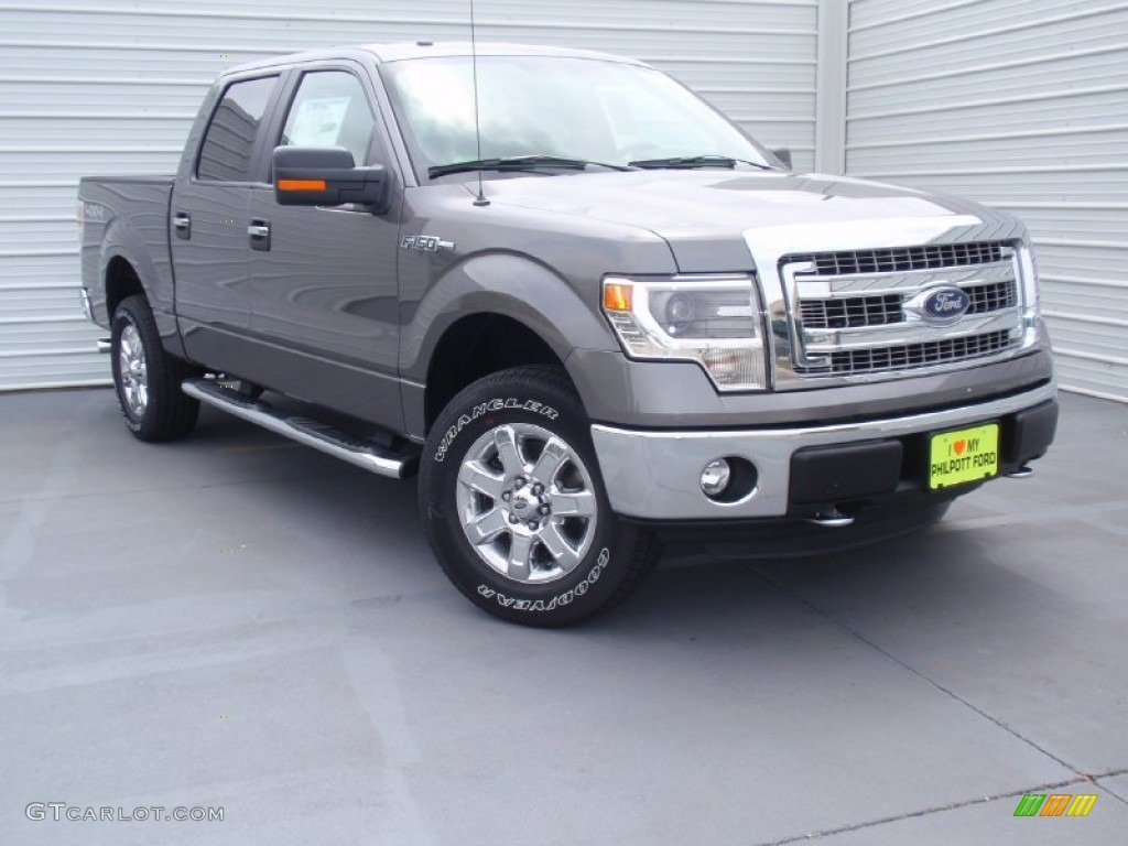 2014 F150 XLT SuperCrew 4x4 - Sterling Grey / Steel Grey photo #2