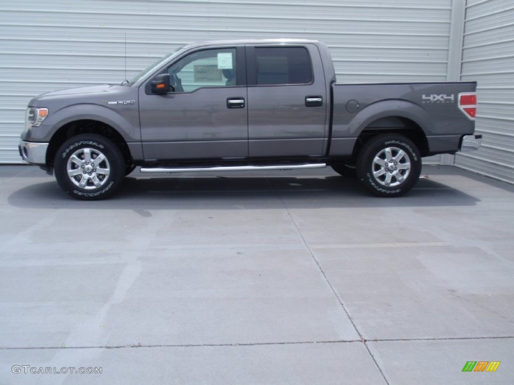 2014 F150 XLT SuperCrew 4x4 - Sterling Grey / Steel Grey photo #6