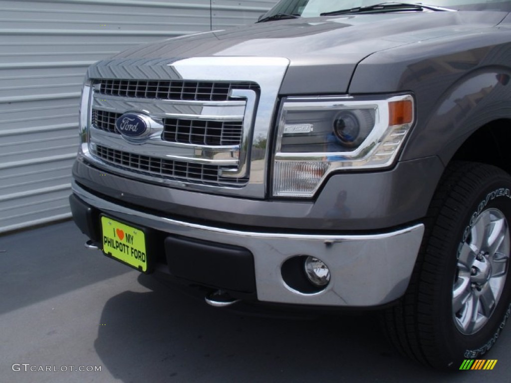 2014 F150 XLT SuperCrew 4x4 - Sterling Grey / Steel Grey photo #11