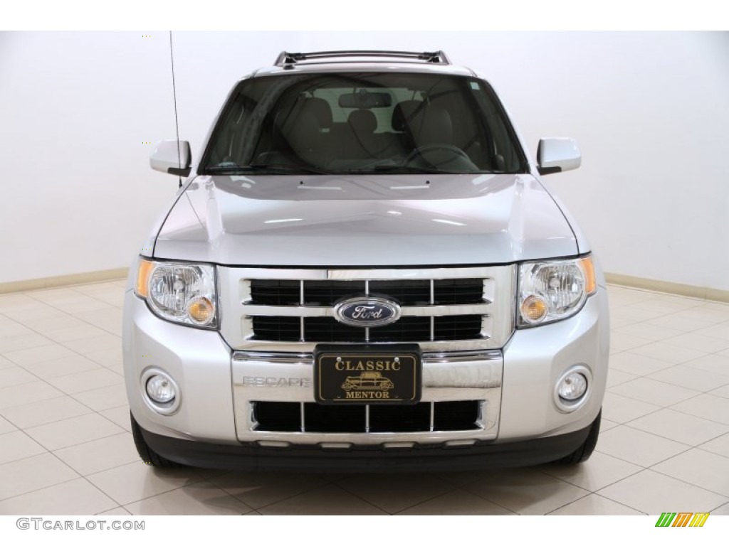 2012 Escape Limited V6 4WD - Ingot Silver Metallic / Charcoal Black photo #2