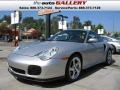 2003 Arctic Silver Metallic Porsche 911 Turbo Coupe  photo #1