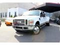 2008 Oxford White Ford F350 Super Duty XLT Crew Cab 4x4 Dually  photo #3