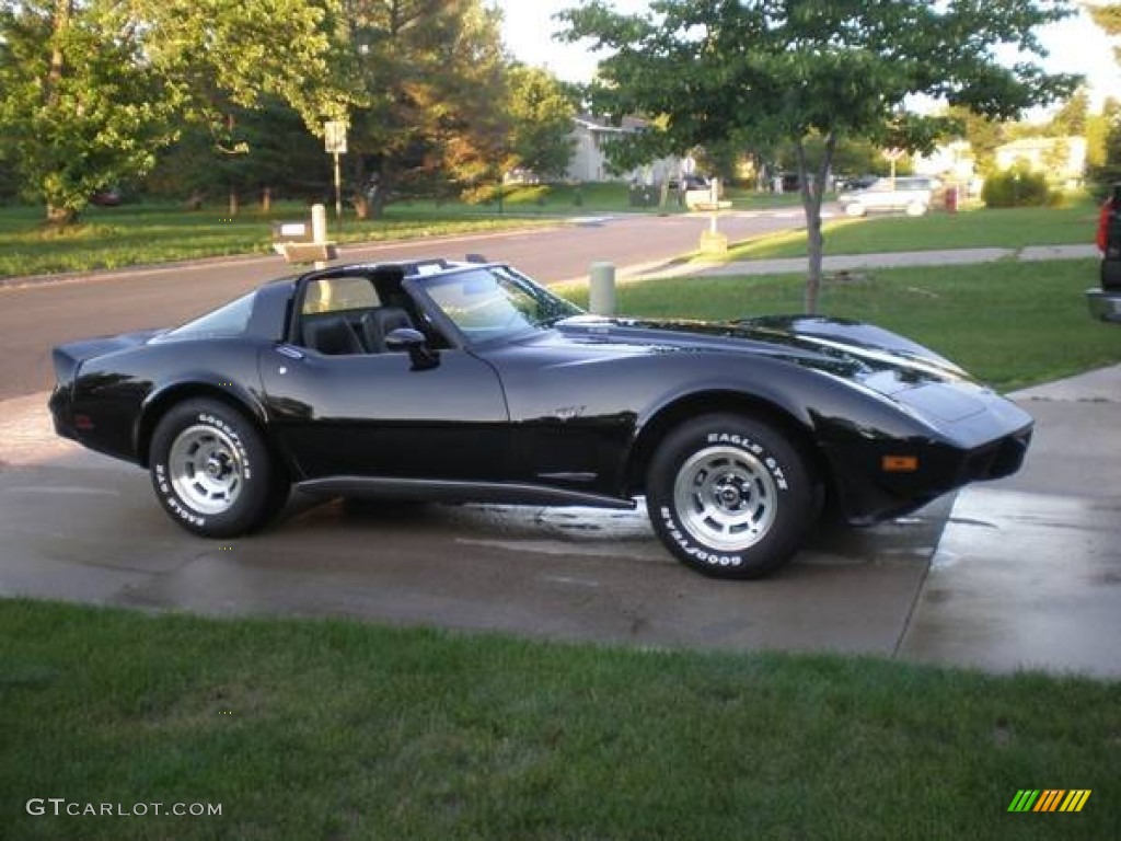 Black 1979 Chevrolet Corvette T-Top Exterior Photo #92551694