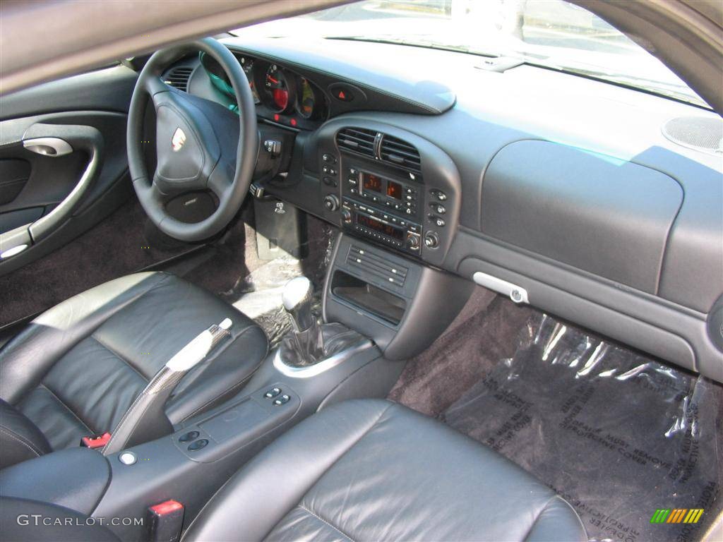 2003 911 Turbo Coupe - Arctic Silver Metallic / Black photo #10