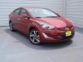 Red 2014 Hyundai Elantra Limited Sedan