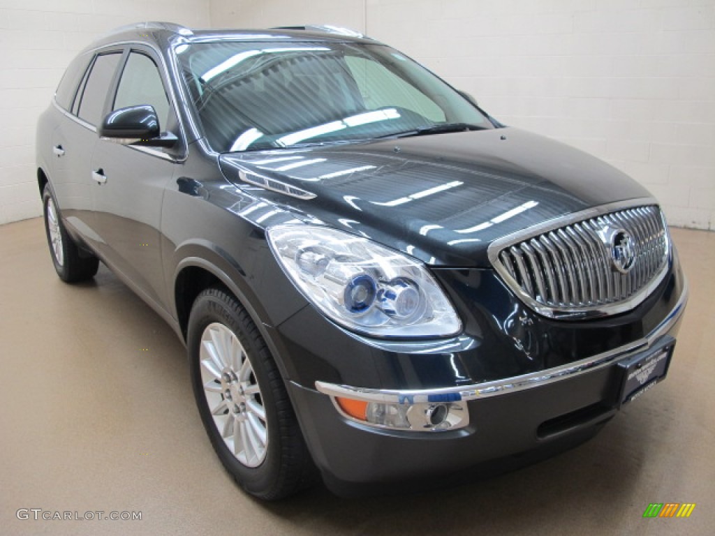 2011 Enclave CXL AWD - Carbon Black Metallic / Ebony/Ebony photo #1