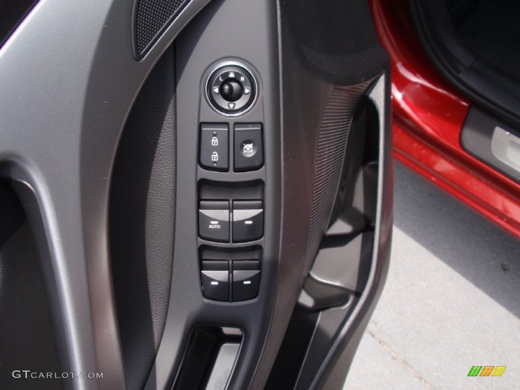 2014 Elantra Limited Sedan - Red / Black photo #24
