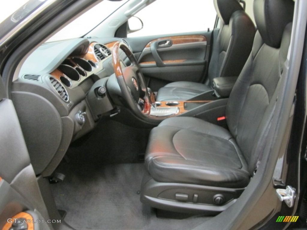 2011 Enclave CXL AWD - Carbon Black Metallic / Ebony/Ebony photo #16