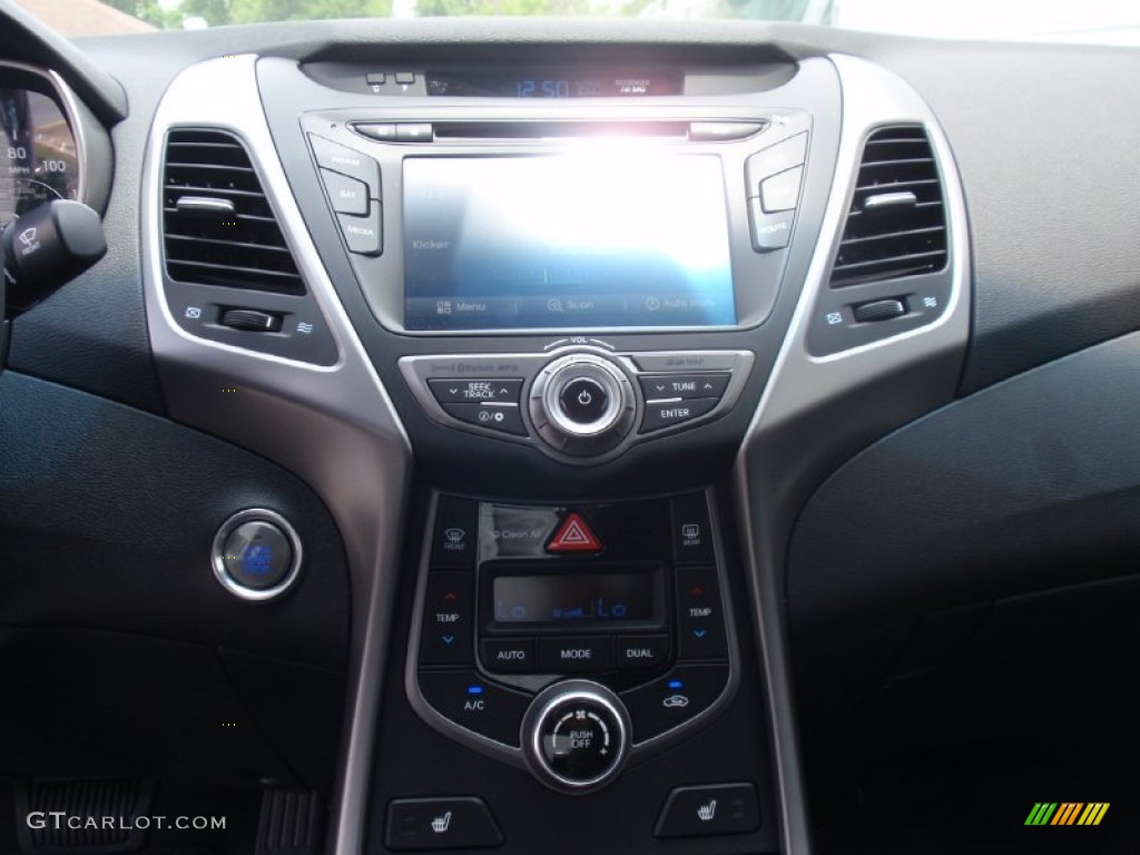 2014 Elantra Limited Sedan - Red / Black photo #30