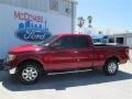 2014 Ruby Red Ford F150 XLT SuperCab  photo #7