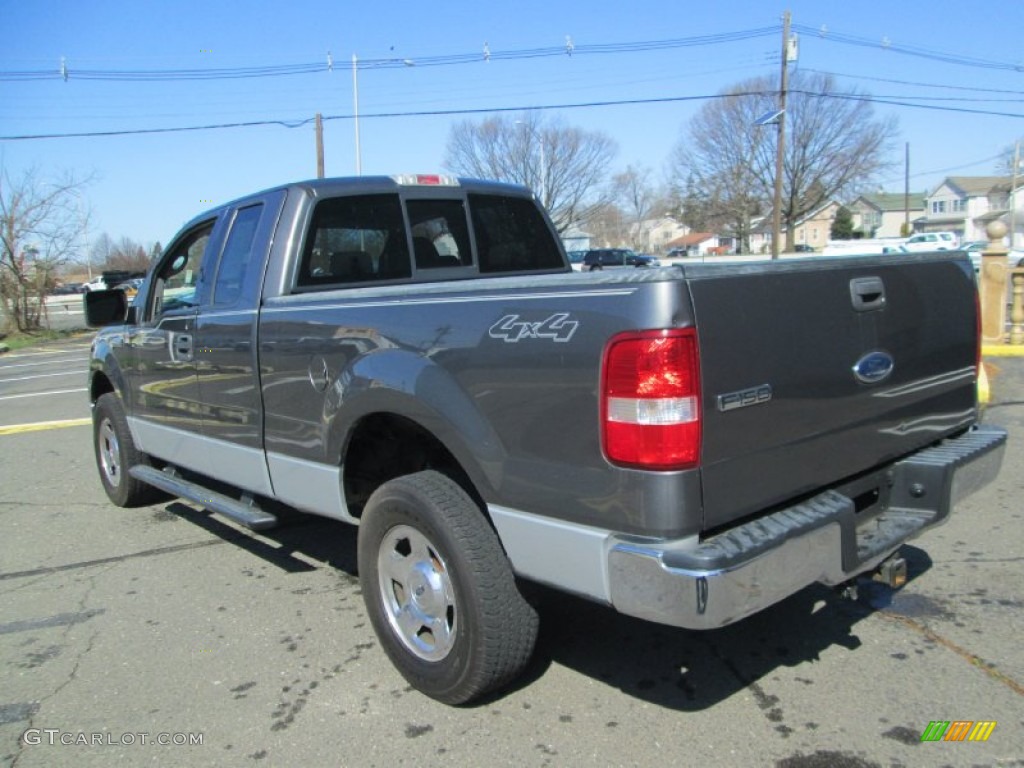 2004 F150 XLT SuperCab 4x4 - Dark Shadow Grey Metallic / Medium/Dark Flint photo #5