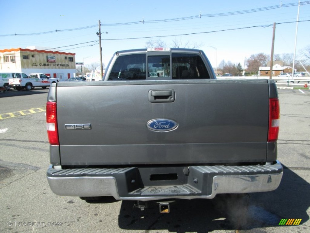 2004 F150 XLT SuperCab 4x4 - Dark Shadow Grey Metallic / Medium/Dark Flint photo #6