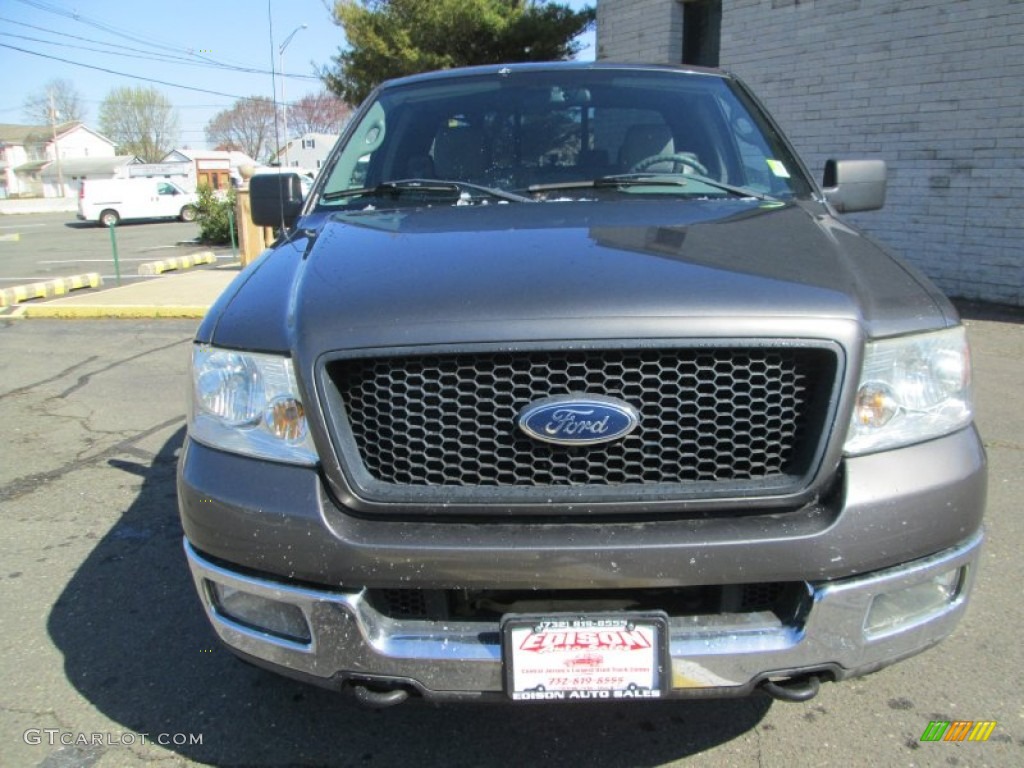 2004 F150 XLT SuperCab 4x4 - Dark Shadow Grey Metallic / Medium/Dark Flint photo #13