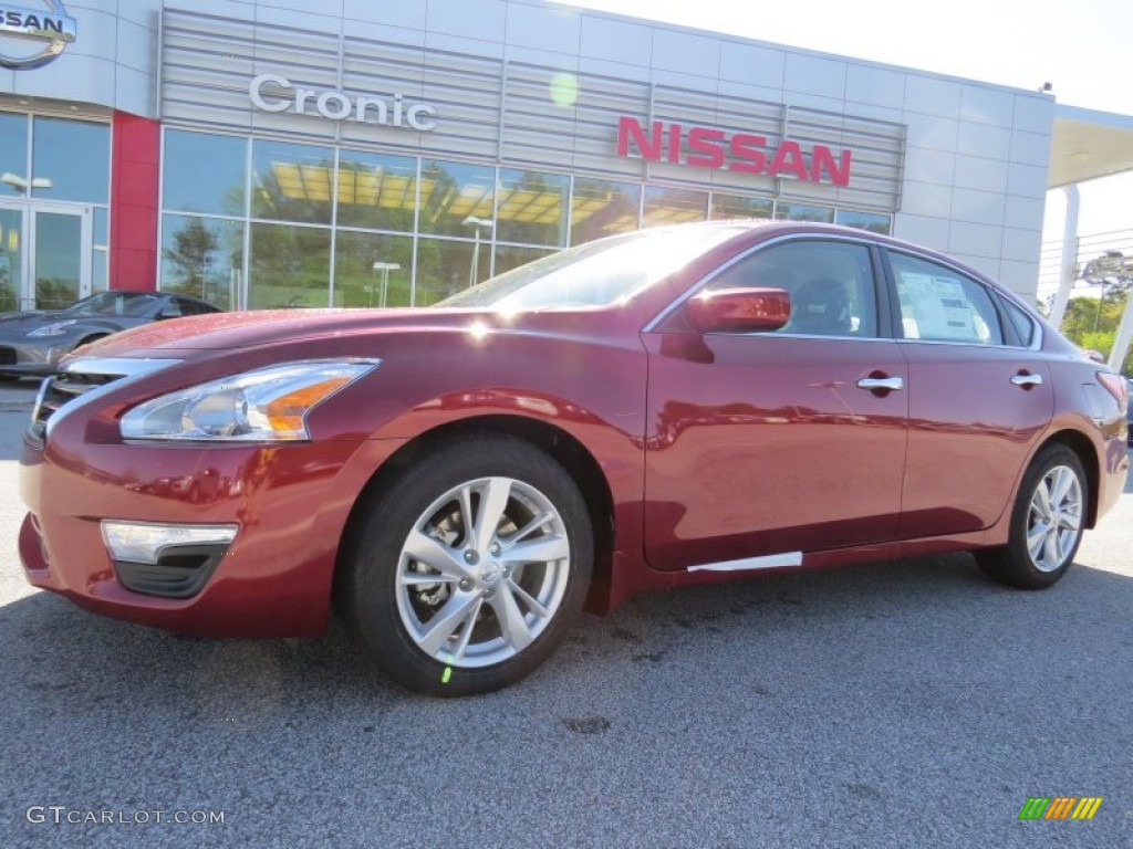 2014 Altima 2.5 SV - Cayenne Red / Charcoal photo #1