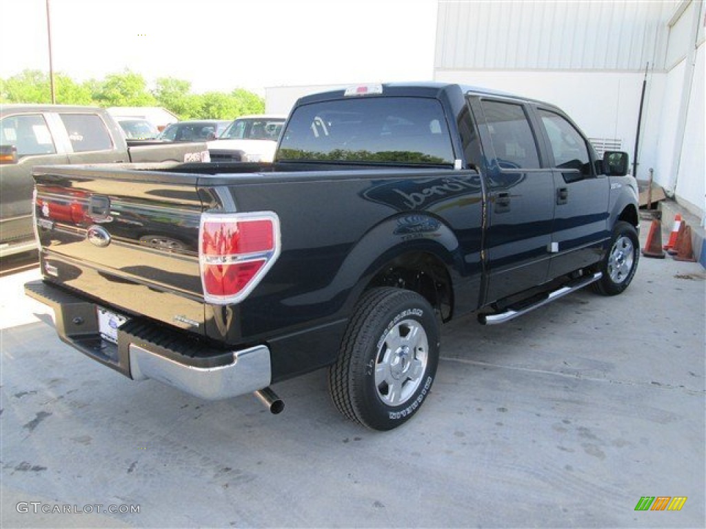 2014 F150 XLT SuperCrew - Tuxedo Black / Steel Grey photo #7