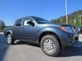 2014 Graphite Blue Nissan Frontier SV Crew Cab  photo #7