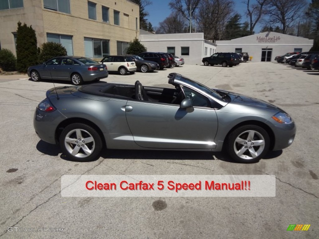 2008 Eclipse Spyder GS - Satin Meisai Gray Pearl / Dark Charcoal photo #2