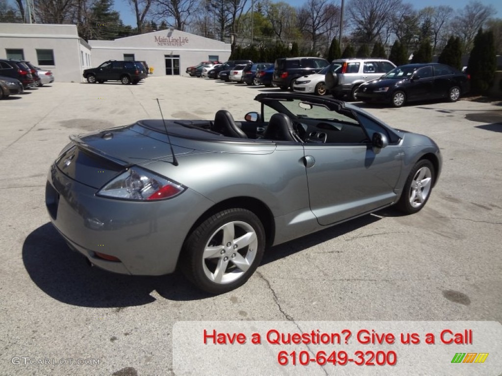 2008 Eclipse Spyder GS - Satin Meisai Gray Pearl / Dark Charcoal photo #3