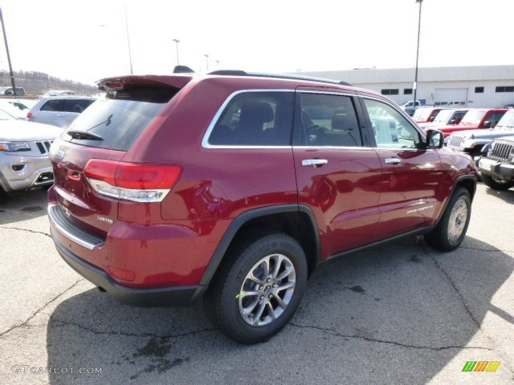 2014 Grand Cherokee Limited 4x4 - Deep Cherry Red Crystal Pearl / New Zealand Black/Light Frost photo #6