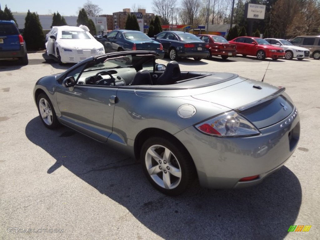 2008 Eclipse Spyder GS - Satin Meisai Gray Pearl / Dark Charcoal photo #10