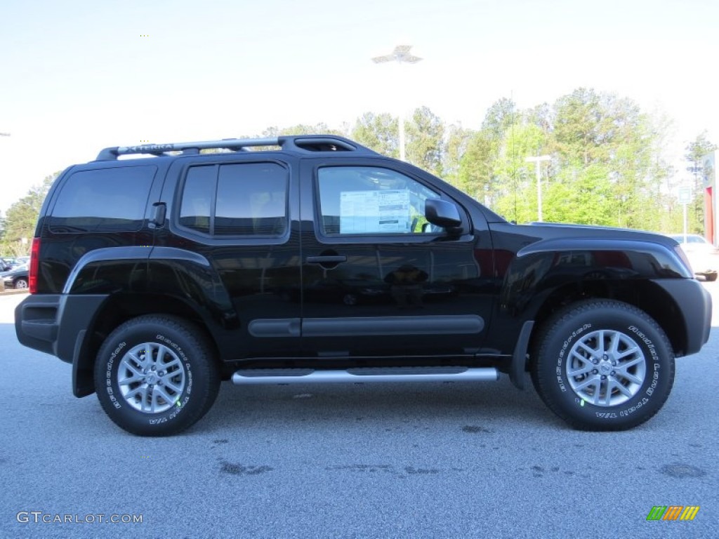 Super Black 2014 Nissan Xterra S 4x4 Exterior Photo #92556089