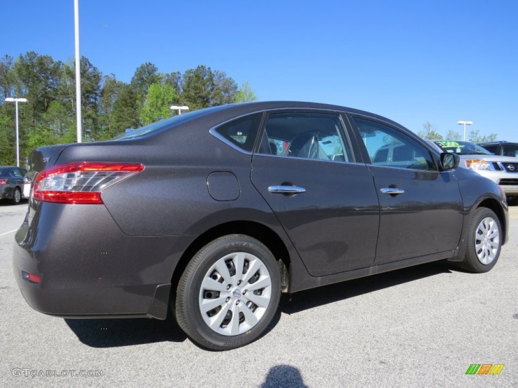 2014 Sentra SV - Amethyst Gray / Charcoal photo #5