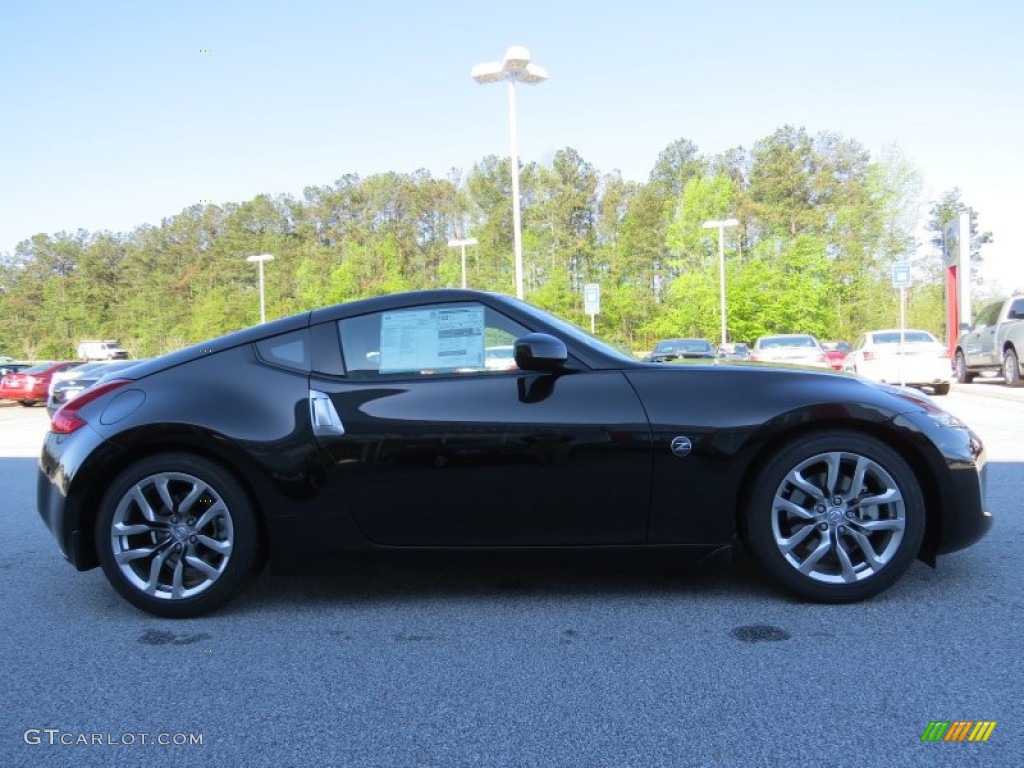 2014 370Z Touring Coupe - Magnetic Black / Black photo #6