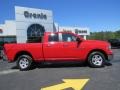 2012 Flame Red Dodge Ram 1500 SLT Quad Cab 4x4  photo #8