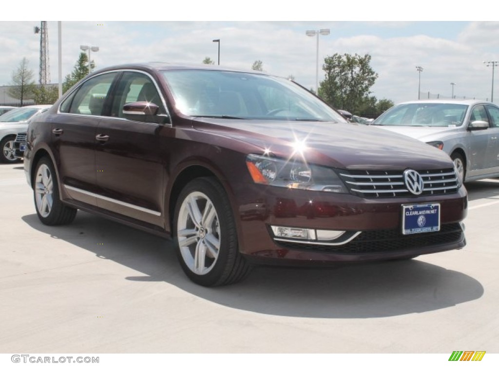 2014 Passat TDI SE - Opera Red Metallic / Cornsilk Beige photo #7