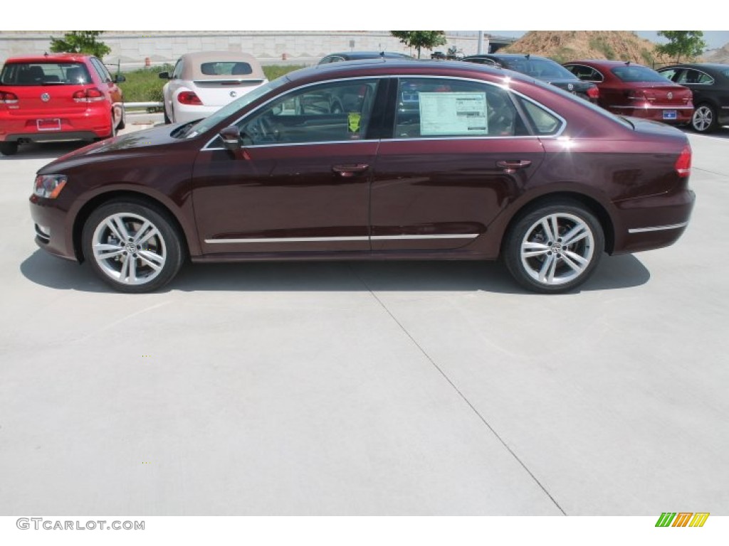 2014 Passat TDI SE - Opera Red Metallic / Cornsilk Beige photo #10