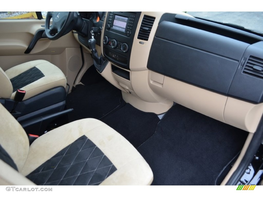 2014 Sprinter 2500 High Roof Passenger Limo - Obsidian Black Metallic / Tunja Black photo #37
