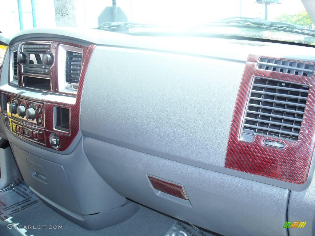 2007 Ram 1500 SLT Quad Cab - Inferno Red Crystal Pearl / Medium Slate Gray photo #27