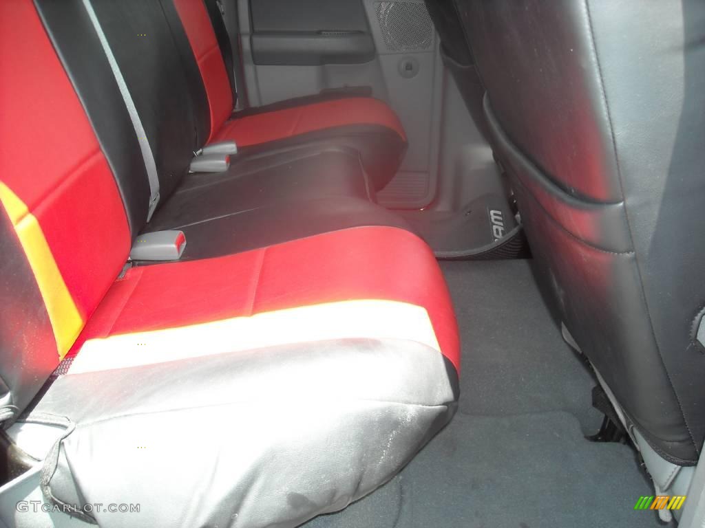 2007 Ram 1500 SLT Quad Cab - Inferno Red Crystal Pearl / Medium Slate Gray photo #28