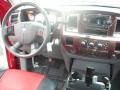 2007 Inferno Red Crystal Pearl Dodge Ram 1500 SLT Quad Cab  photo #33