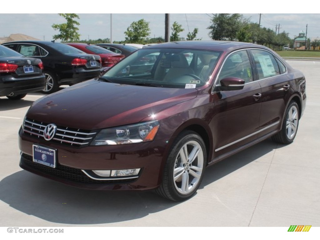 2014 Passat TDI SE - Opera Red Metallic / Cornsilk Beige photo #3