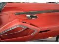 Carrera Red Natural Leather 2014 Porsche 911 Turbo S Coupe Door Panel