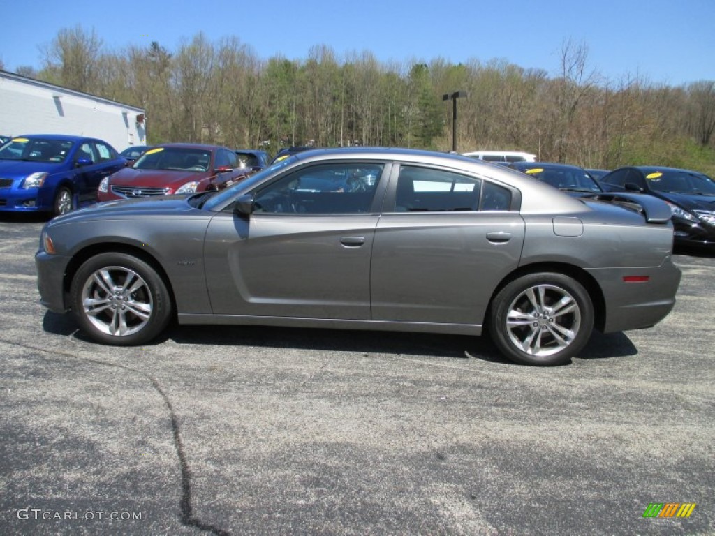 2012 Charger R/T AWD - Tungsten Metallic / Black photo #7