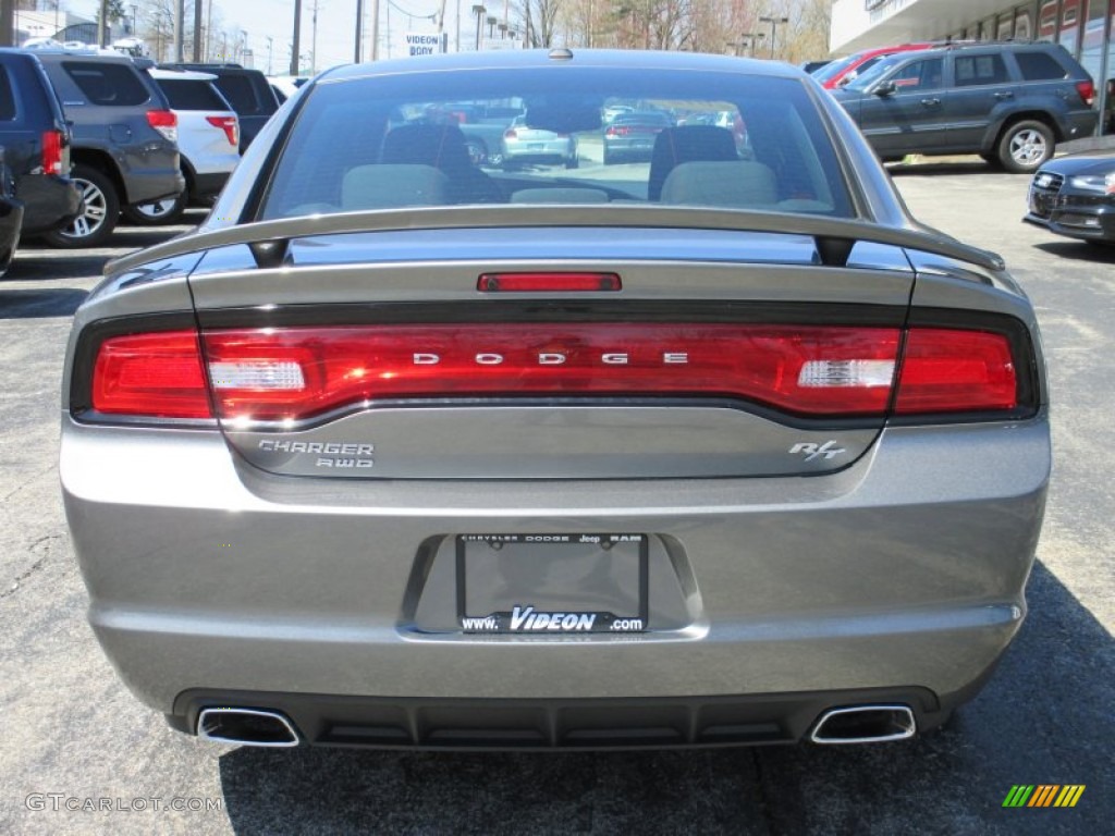 2012 Charger R/T AWD - Tungsten Metallic / Black photo #10