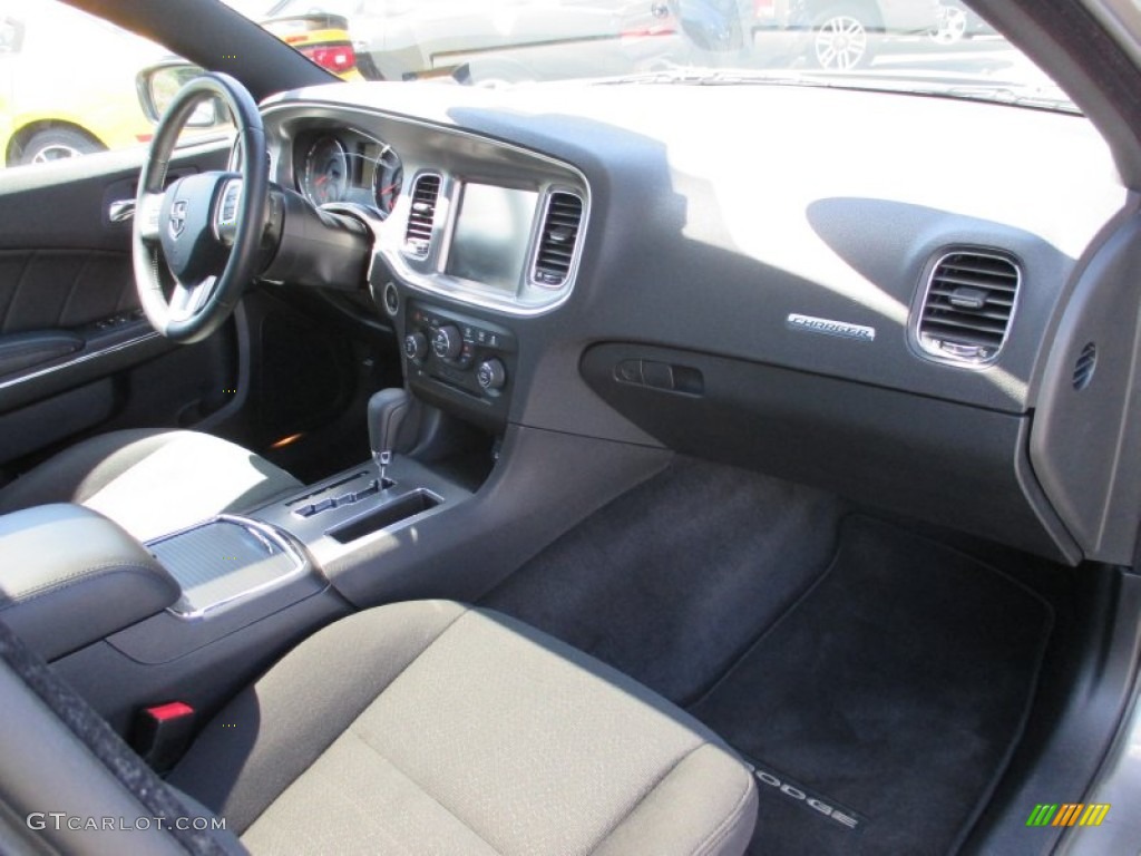 2012 Charger R/T AWD - Tungsten Metallic / Black photo #28