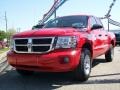 2008 Flame Red Dodge Dakota SLT Crew Cab 4x4  photo #1