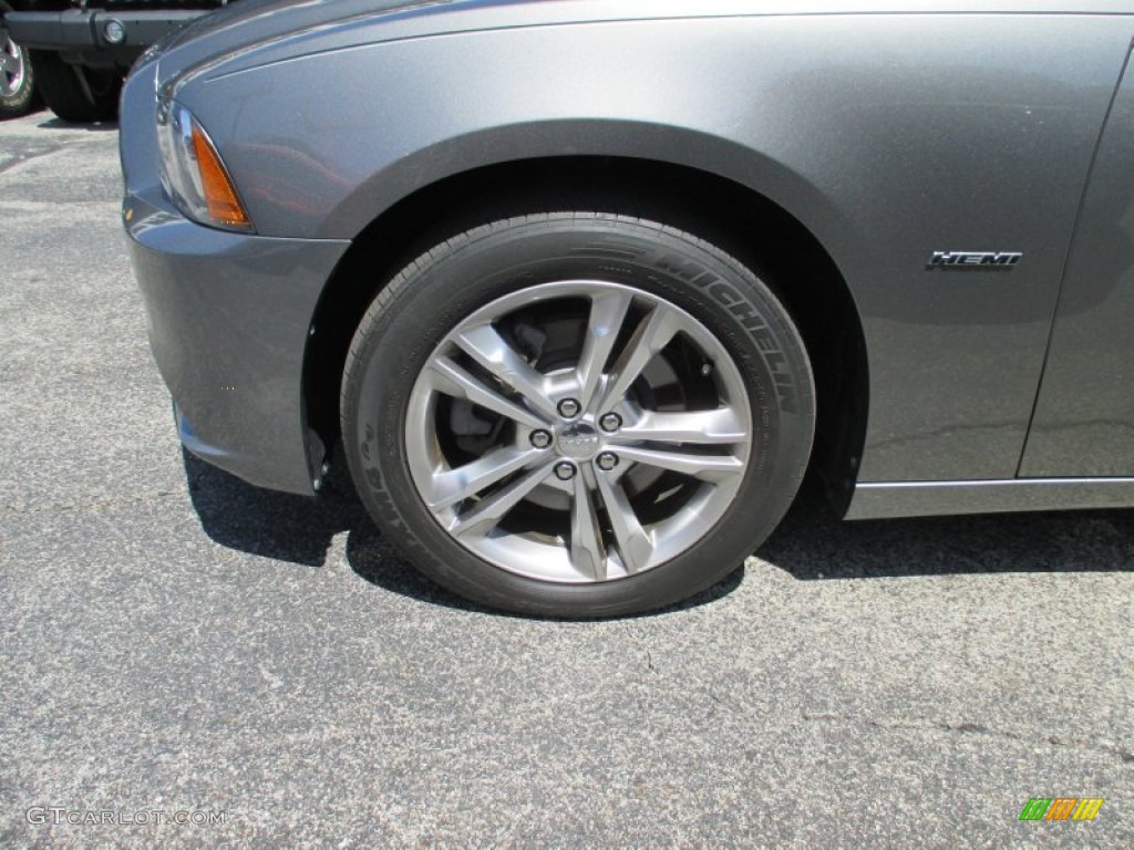 2012 Charger R/T AWD - Tungsten Metallic / Black photo #31