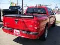 2008 Flame Red Dodge Dakota SLT Crew Cab 4x4  photo #5