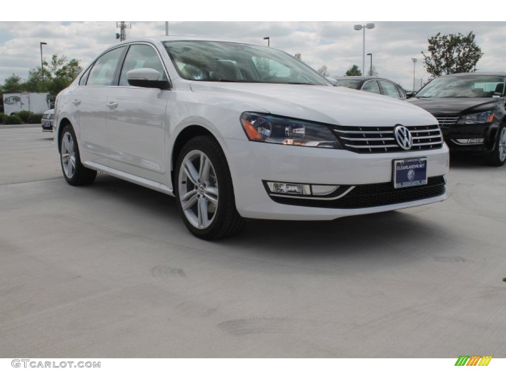 2014 Passat TDI SE - Candy White / Cornsilk Beige photo #1