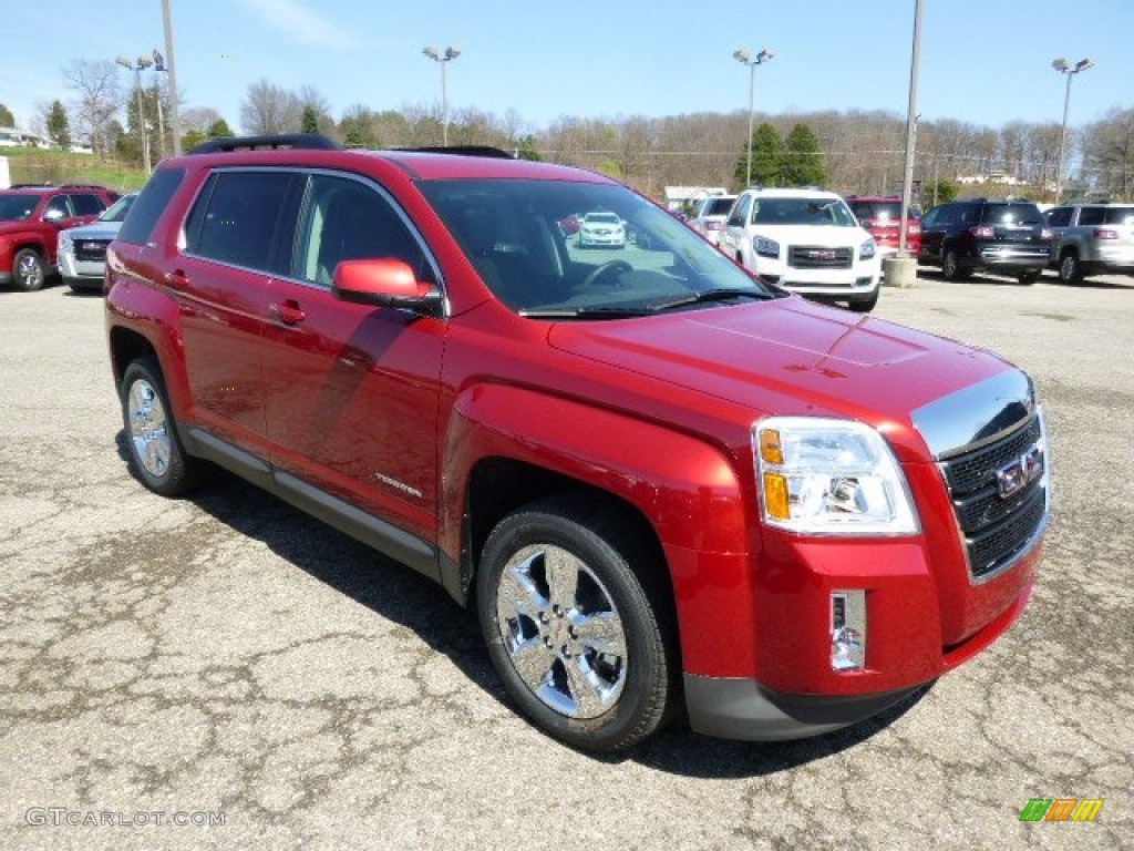Crystal Red Tintcoat 2014 GMC Terrain SLT AWD Exterior Photo #92567564