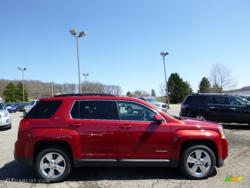Crystal Red Tintcoat 2014 GMC Terrain SLT AWD Exterior Photo #92567582
